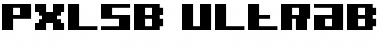 Download PXLSB UltraBold Font Title Preview