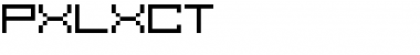 Download PXLXCT Regular Font Title Preview