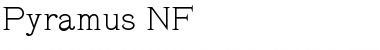 Download Pyramus NF Regular Font Title Preview