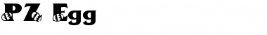 Download PZ.Egg Regular Font Title Preview