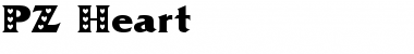 Download PZ.Heart Regular Font Title Preview