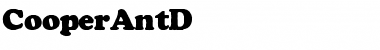 Download CooperAntD Regular Font Title Preview