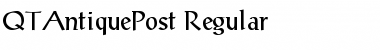 Download QTAntiquePost Regular Font