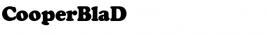 Download CooperBlaD Regular Font Title Preview