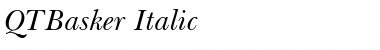 Download QTBasker Italic Font