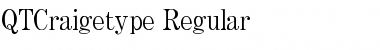 Download QTCraigetype Regular Font