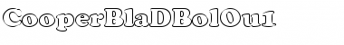 Download CooperBlaDBolOu1 Regular Font Title Preview