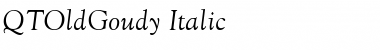 Download QTOldGoudy Italic Font