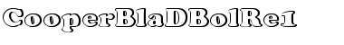 Download CooperBlaDBolRe1 Regular Font Title Preview