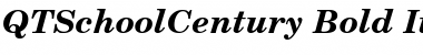 Download QTSchoolCentury Bold Italic Font