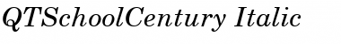 Download QTSchoolCentury Italic Font