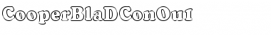 Download CooperBlaDConOu1 Regular Font Title Preview