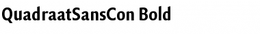 Download QuadraatSansCon Bold Font