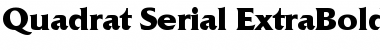 Download Quadrat-Serial-ExtraBold Regular Font