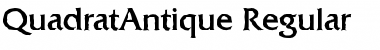 Download QuadratAntique Regular Font