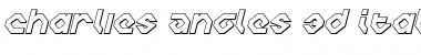 Download Charlie's Angles 3D Italic Italic Font Title Preview