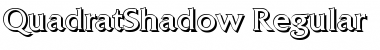 Download QuadratShadow Regular Font