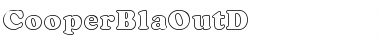Download CooperBlaOutD Regular Font Title Preview