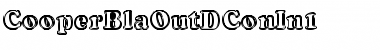 Download CooperBlaOutDConIn1 Regular Font Title Preview