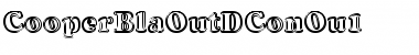 Download CooperBlaOutDConOu1 Regular Font Title Preview