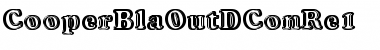 Download CooperBlaOutDConRe1 Regular Font Title Preview