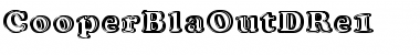 Download CooperBlaOutDRe1 Regular Font Title Preview