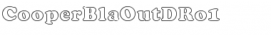 Download CooperBlaOutDRo1 Regular Font Title Preview