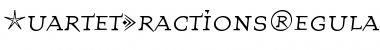 Download QuartetFractionsRegular Font