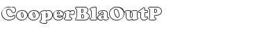 Download CooperBlaOutP Regular Font Title Preview
