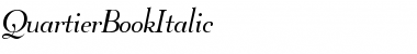 Download QuartierBookItalic Regular Font