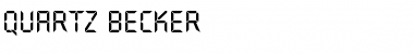Download Quartz Becker Regular Font