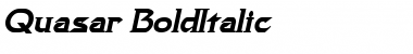 Download Quasar BoldItalic Font