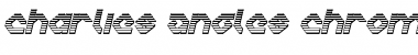 Download Charlie's Angles Chrome Italic Italic Font Title Preview