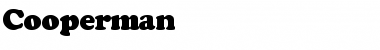 Download Cooperman Regular Font Title Preview