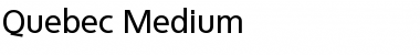 Download Quebec-Medium Regular Font