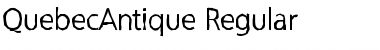 Download QuebecAntique Regular Font