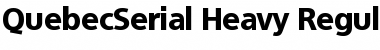 Download QuebecSerial-Heavy Regular Font