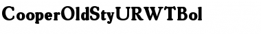 Download CooperOldStyURWTBol Regular Font Title Preview