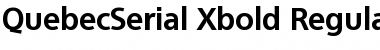 Download QuebecSerial-Xbold Regular Font