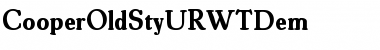 Download CooperOldStyURWTDem Regular Font Title Preview