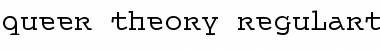 Download Queer Theory RegularTrial Font Title Preview