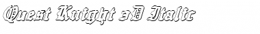 Download Quest Knight 3D Italic Italic Font