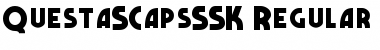 Download QuestaSCapsSSK Regular Font