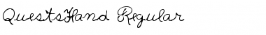 Download QuestsHand Regular Font Title Preview