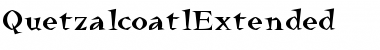 Download QuetzalcoatlExtended Regular Font Title Preview