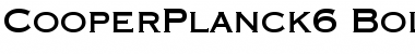 Download CooperPlanck6 BoldSH Font Title Preview