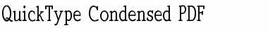Download QuickType Condensed Font