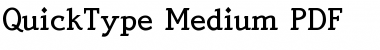 Download QuickType Medium Font