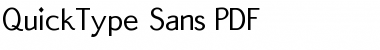 Download QuickType Sans Font