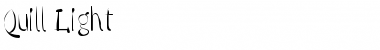 Download Quill Light Font Title Preview